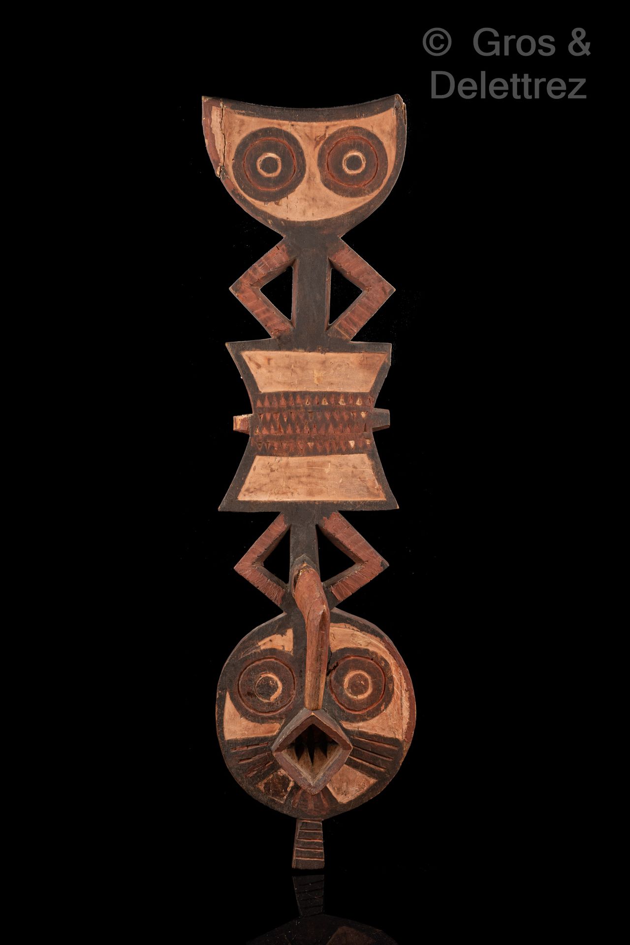 Null Mask board

Bobo people

Burkina Faso

Wood, pigments

H. 79 cm

Provenance&hellip;