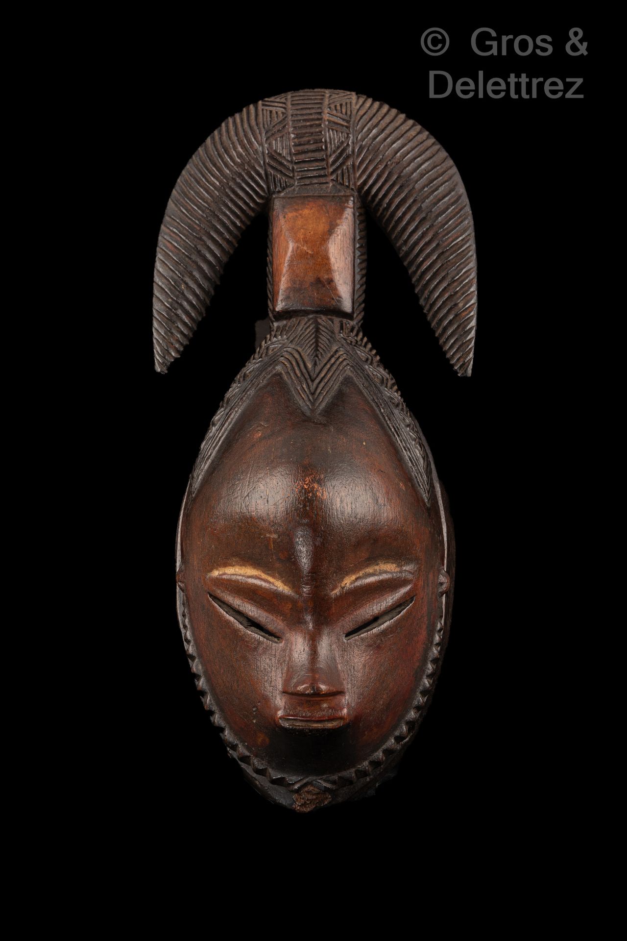 Null Gu mask

Gouro people, style of the "master of Bouaflé

Ivory Coast

Late 1&hellip;