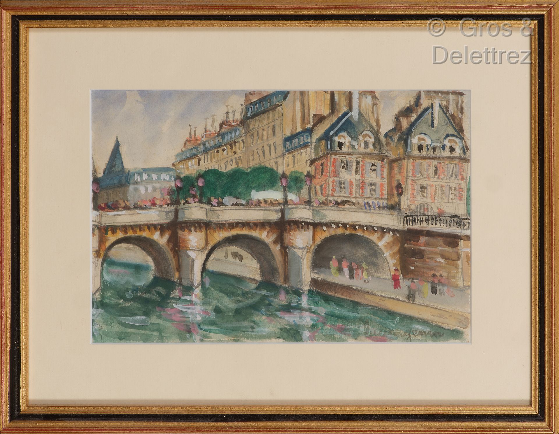 Null Lucien GENIN (1894-1953)

The New Bridge

Watercolor signed lower right

17&hellip;