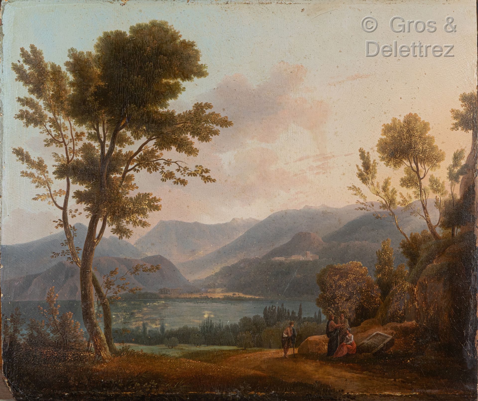 Null French school of the 18th century

Characters in a mountain landscape

Oil &hellip;