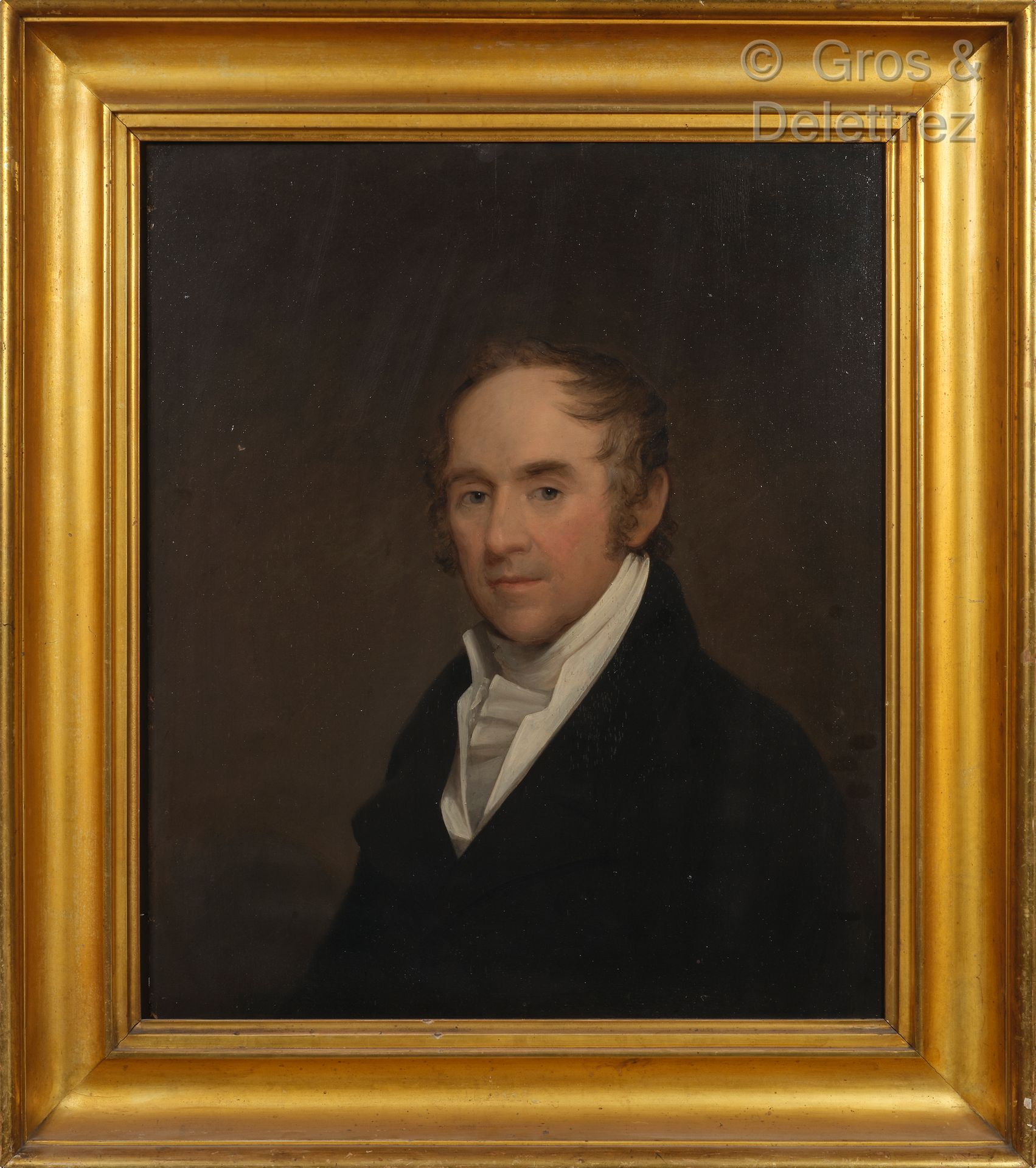 Null 
归功于查尔斯-霍奇斯（1764-1837）。

一个人的画像

板上油彩

有框

68 x 57 cm