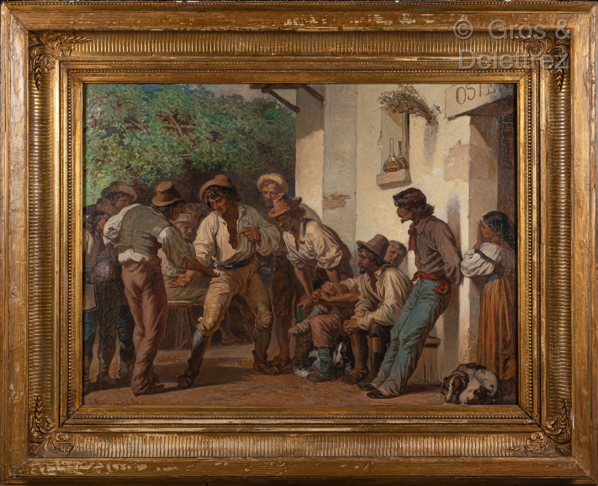 Null Escuela francesa del siglo XIX

Jugadores italianos

Óleo sobre lienzo, con&hellip;