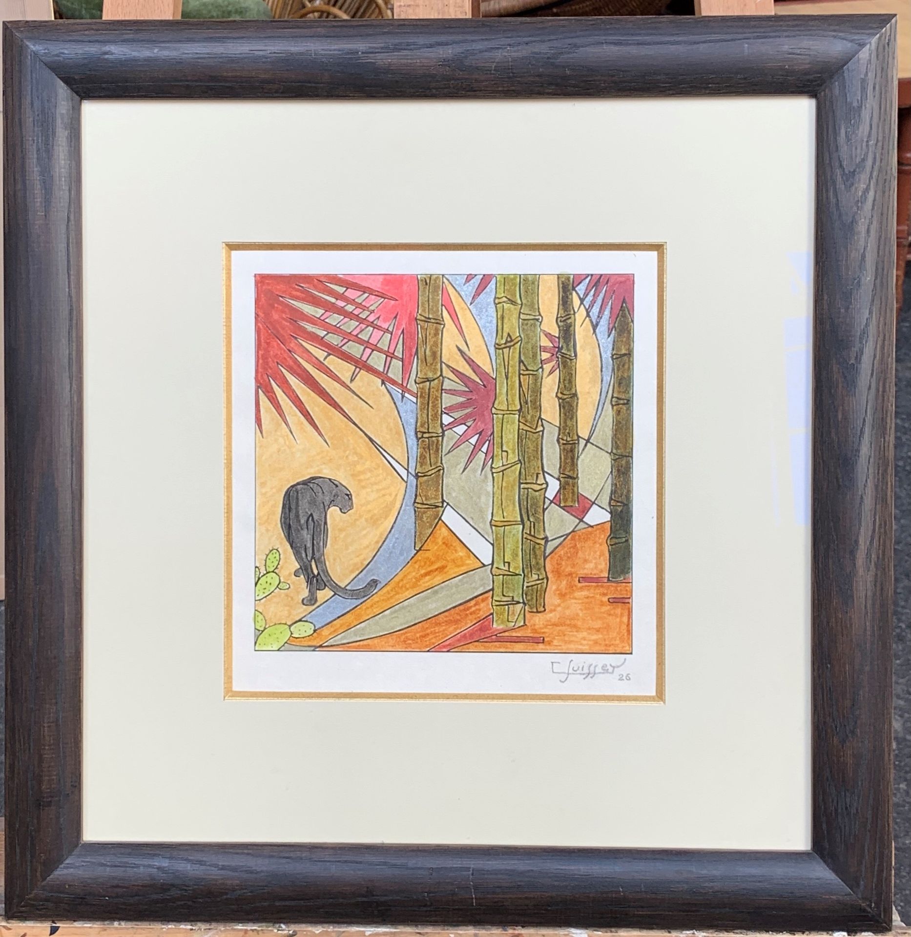 GASTON SUISSE (1896-1988) Pantera nera, 1926

Incisione su legno, su carta perla&hellip;