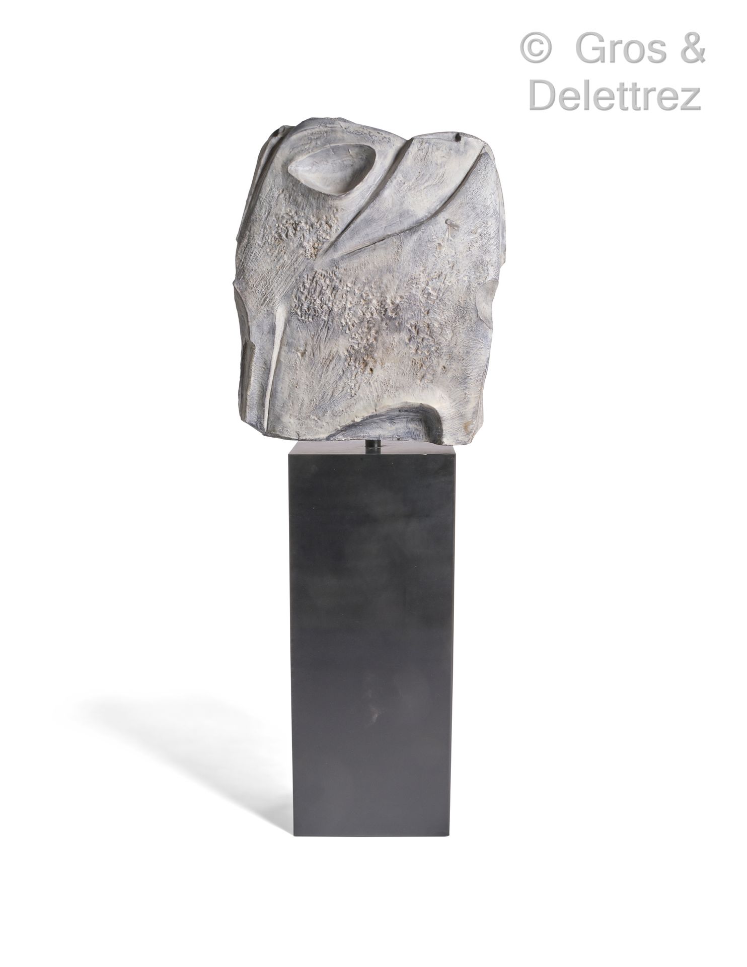 Marcello FANTONI (1915-2011) Bedeutende Skulptur aus glasierter Keramik mit grau&hellip;