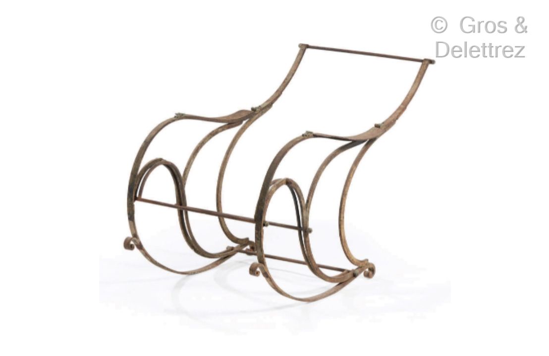 Null 
PETER COOPER 




锻铁摇椅




约1860年




高：83 宽：69 深：104 厘米




(氧化作用)