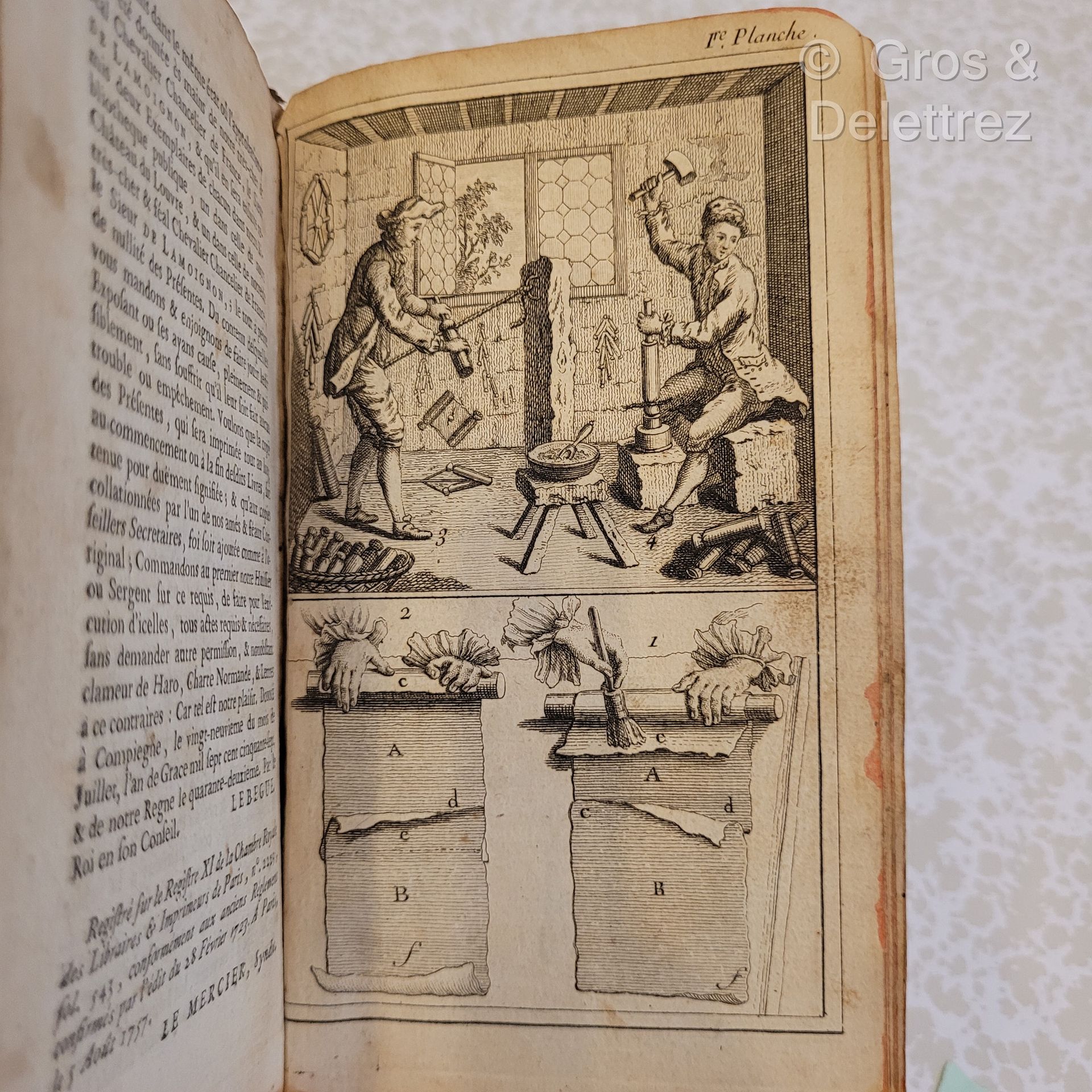 Null [JOMBERT/?PERRINET d'ORVAL]。



工匠手册》。第二版，修订和扩大。



巴黎，Jombert，1757年，12开本，全&hellip;