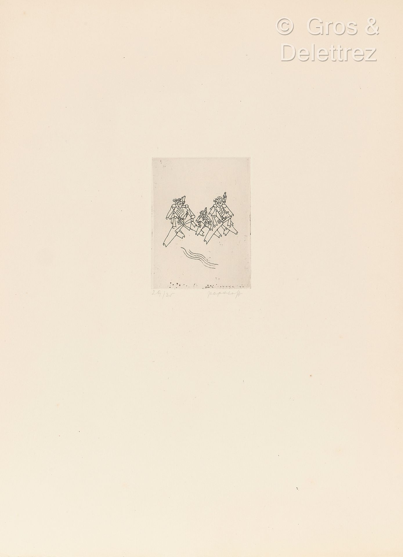 Georges PAPAZOFF (1894 – 1972) Visage. Deux petites figures c.1925

Deux eaux-fo&hellip;