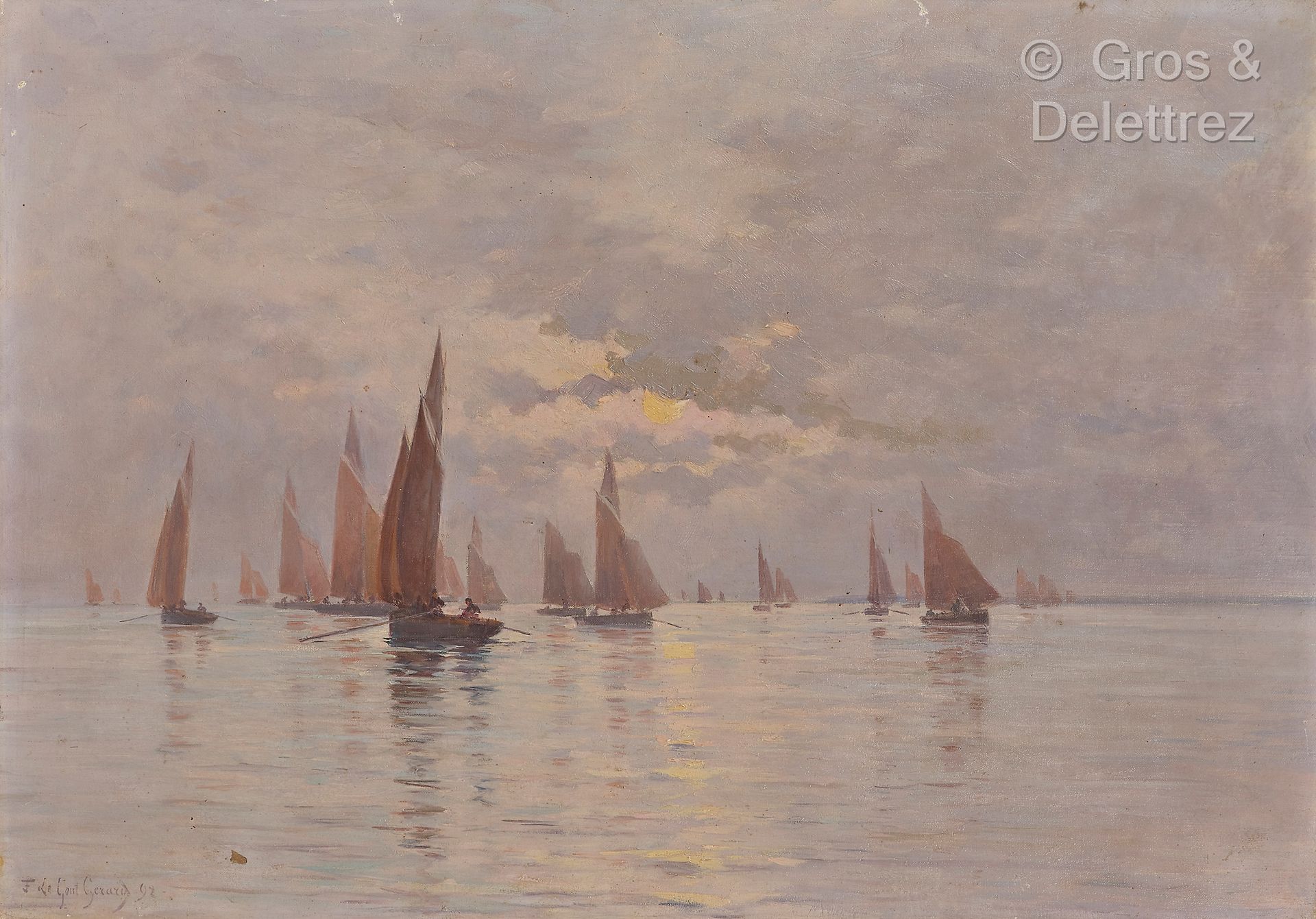 Fernand LEGOUT-GERARD (1856-1924) Marina, (18)92

Óleo sobre lienzo.

Firmado y &hellip;