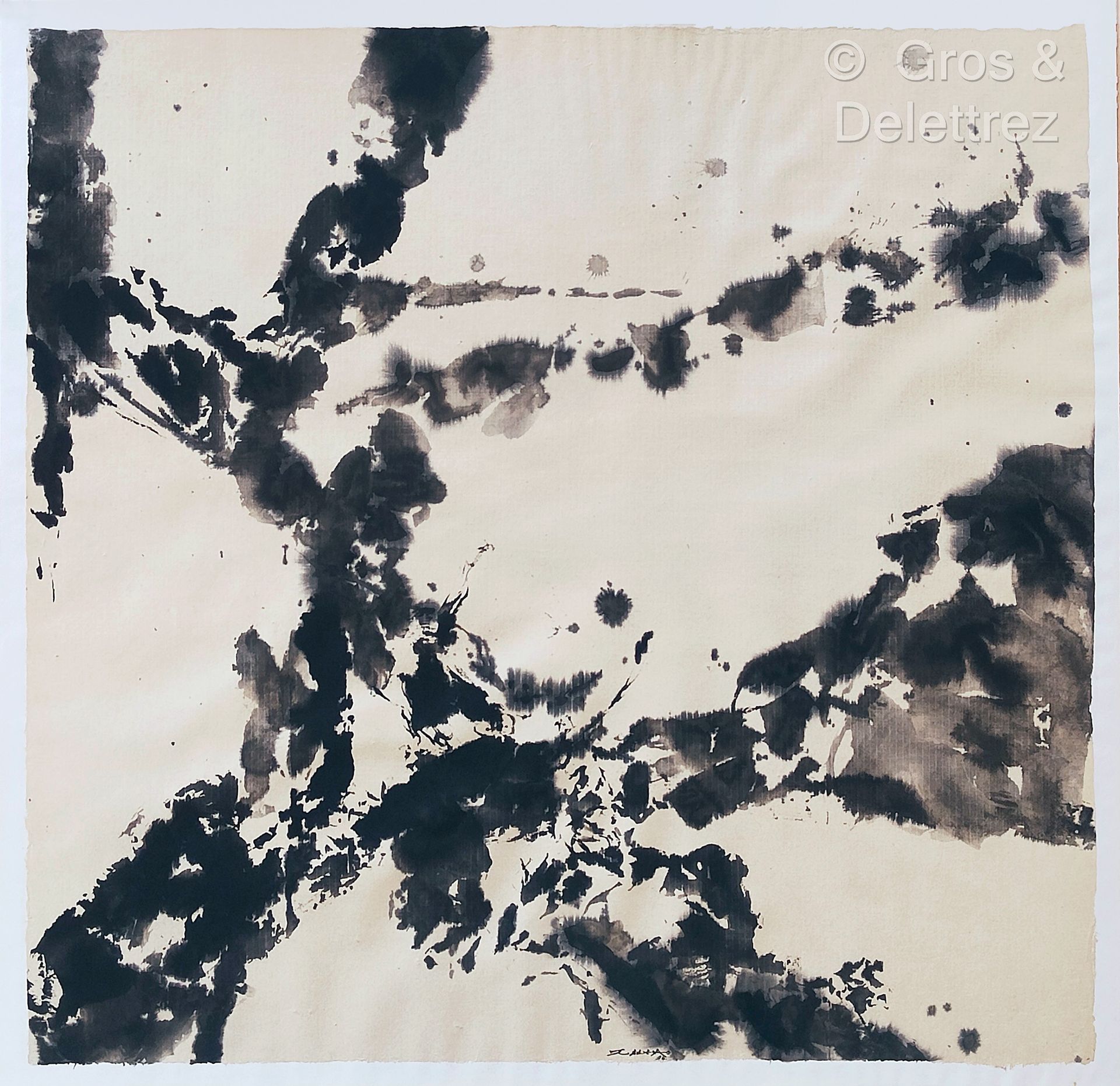 Zao Wou-Ki (1921-2013) Ohne Titel, 94

Tinte auf Chinapapier.

Unten in der Mitt&hellip;