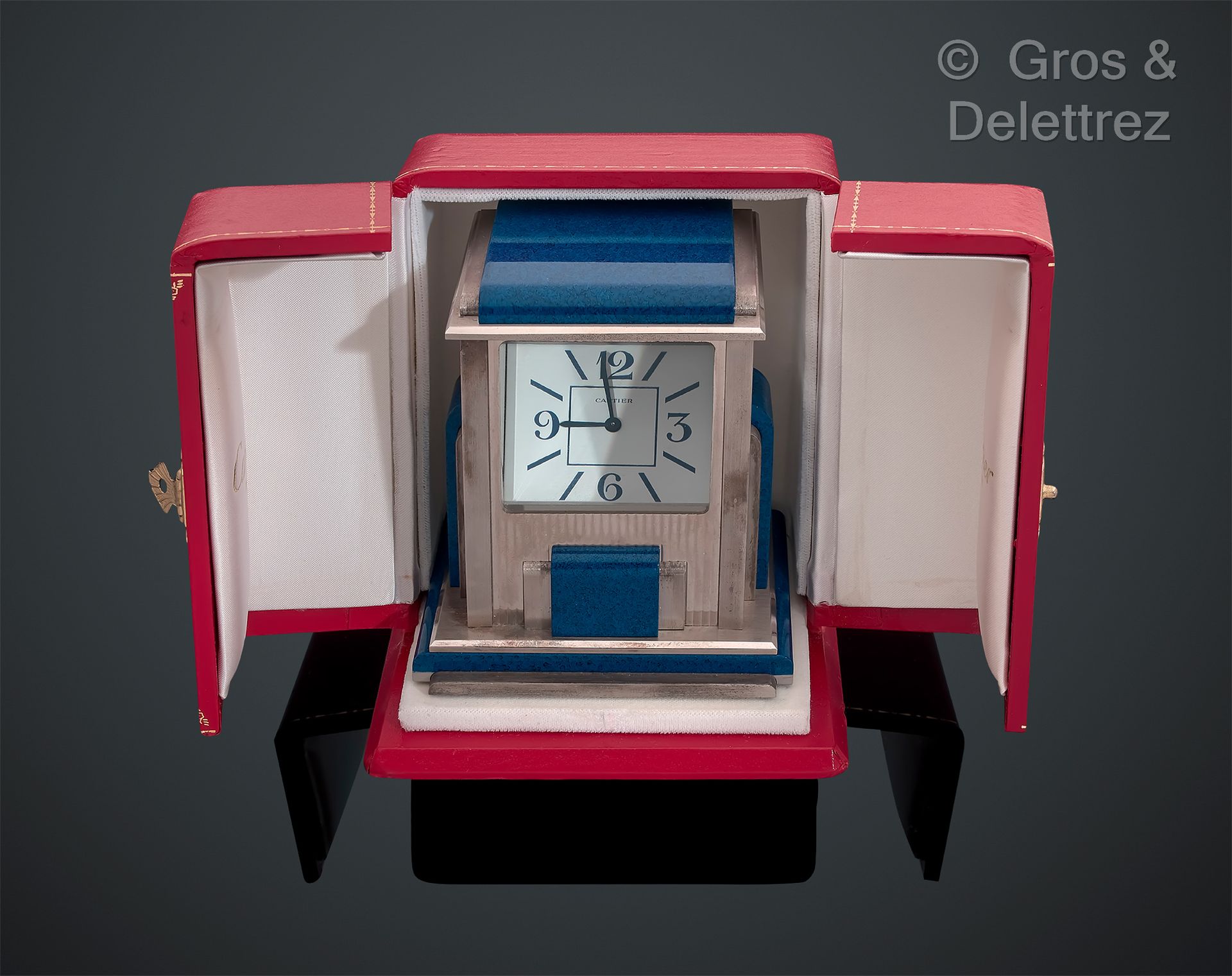 CARTIER "Prisme", circa 1980 - Misterioso reloj de estilo Art-Deco. Esfera refle&hellip;