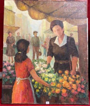 Null (SD) J. GALLEGO (XXth)

The market with flowers

Oil on canvas 

signed low&hellip;