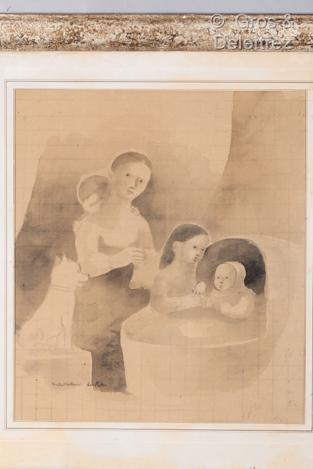 Null (E) 马德琳-卢卡(1894-1989)

家庭和新生儿

铅笔和水墨

左下方有签名

瓷砖

45 x 39 cm (正在展出)