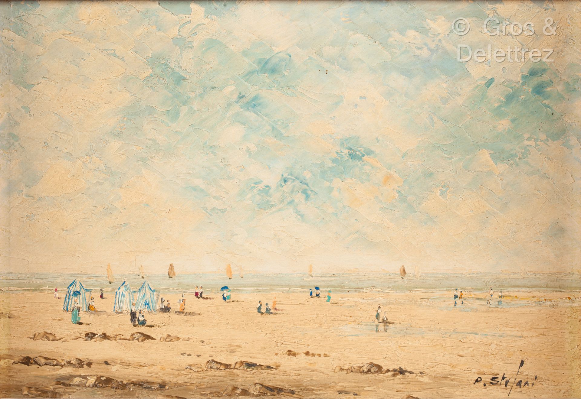 Null (SD) Pierre STEFANI (born in 1938)

Animated Beach

Oil on panel signed low&hellip;