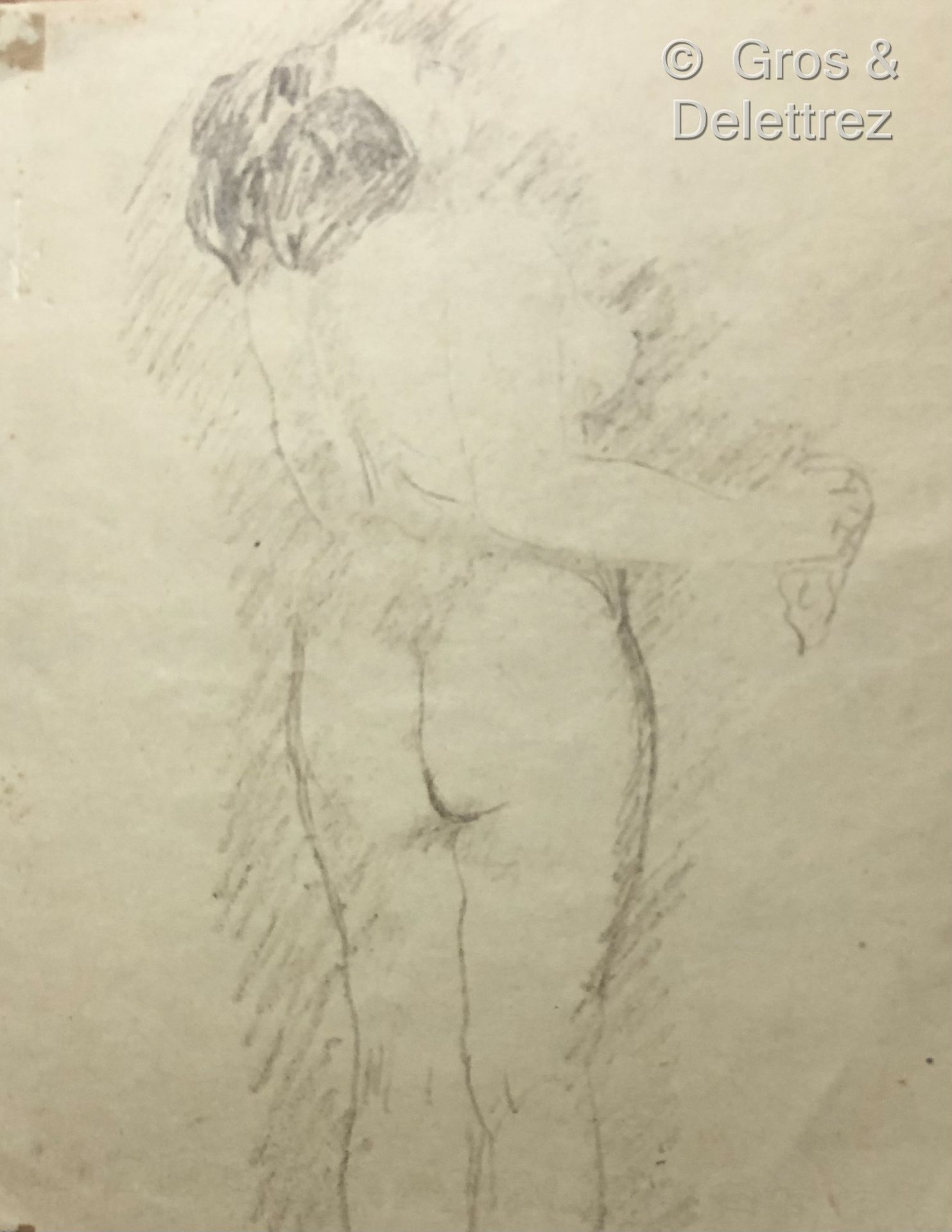 Null (E) 查尔斯-马尔福雷(1887-1940)

女性裸体

素描，右下方有签名。

28 x 22 cm
