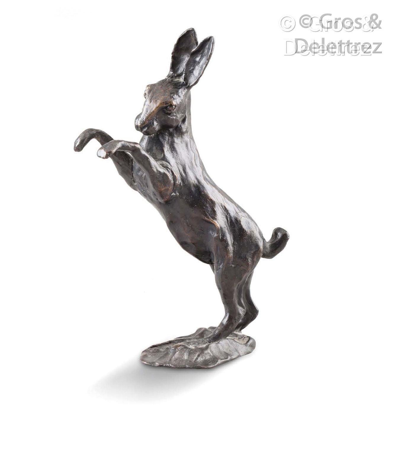 Null 
(E) D'après Jose Maria DAVID (1944-2015)  

Lièvre  

Epreuve en bronze à &hellip;