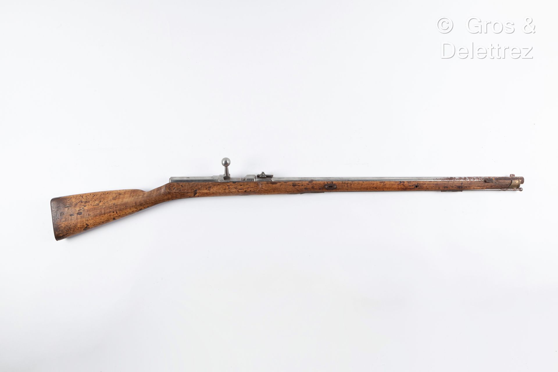 Null Fusil Dreyse de chasseur modèle 1869. (Accidents ; manque le pontet et des &hellip;