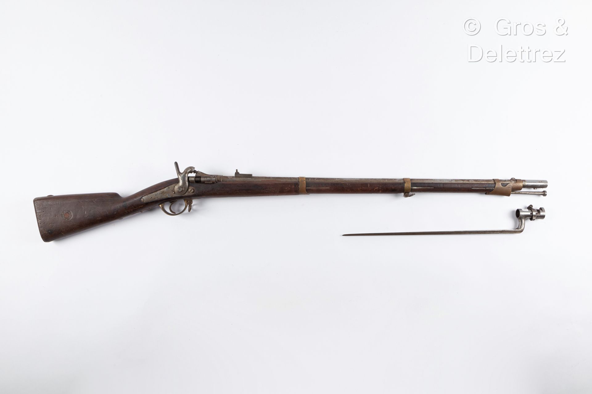 Null Fusil de dragon modèle 1867 ; platine de la Manufacture impériale de Tulle &hellip;