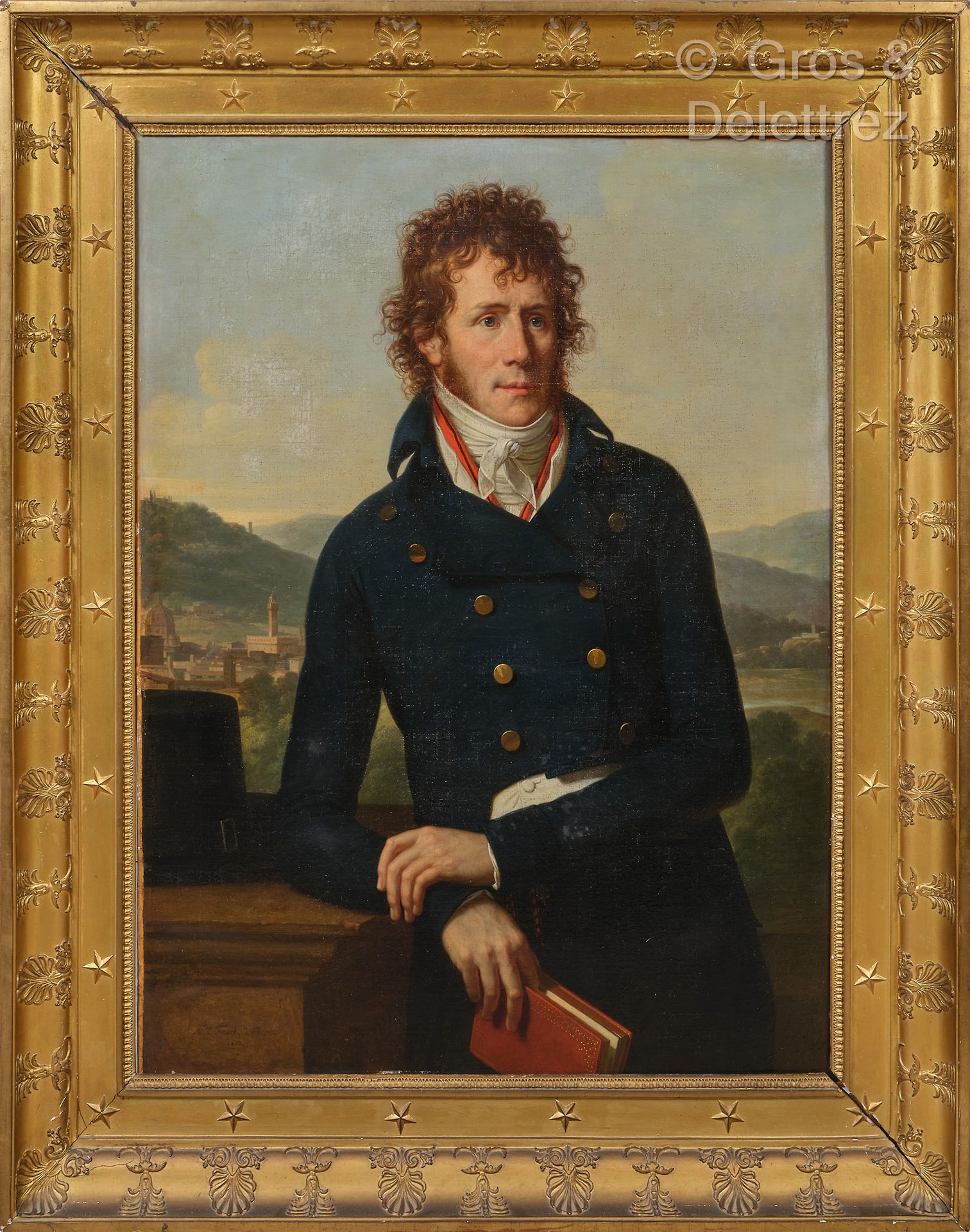 François-Xavier FABRE (Montpellier 1766-1837) Portrait de Pierre-Edouard Lefebvr&hellip;