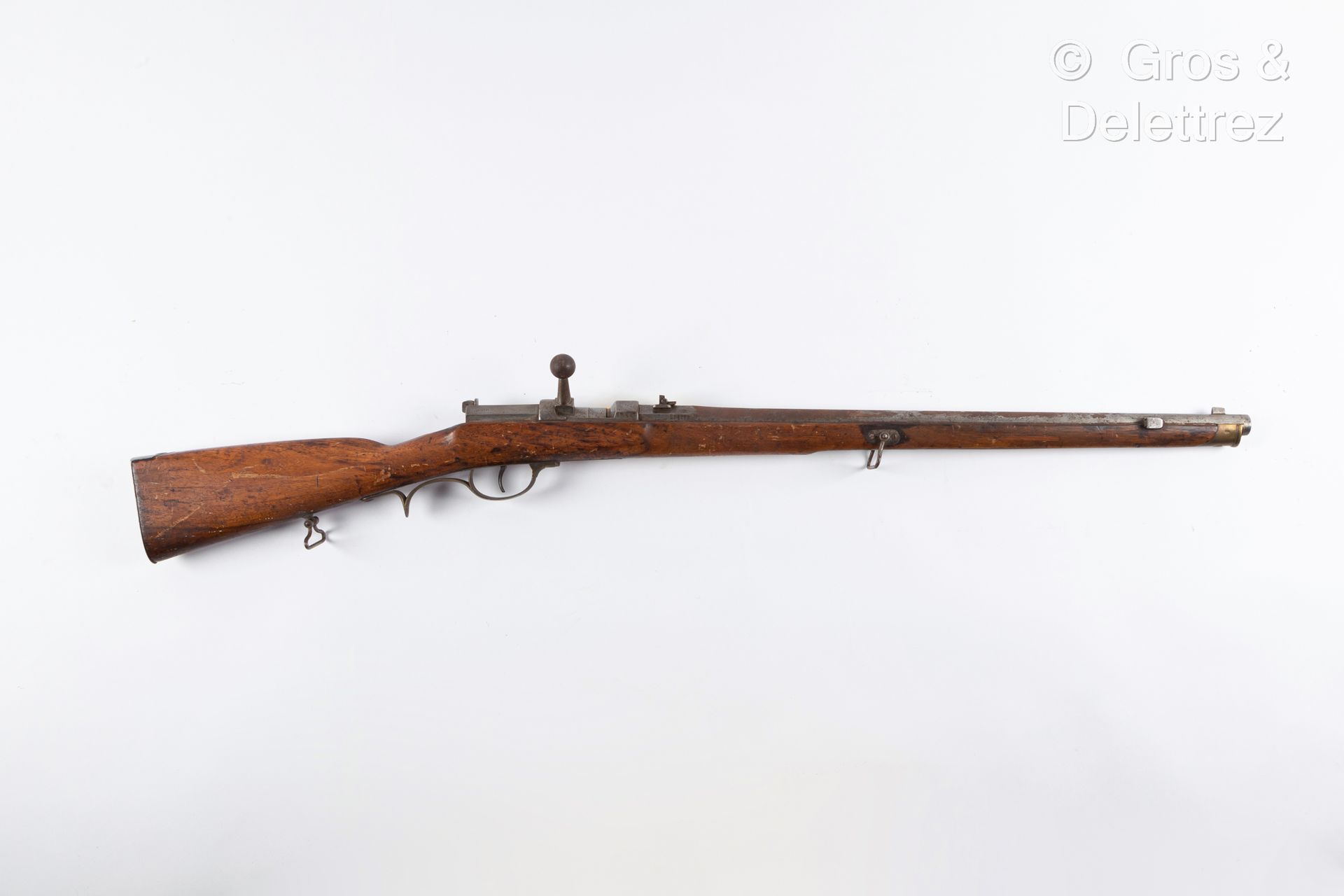 Null Carabine Dreyse modèle 1854 poinçonnée de 1868. Bon état.