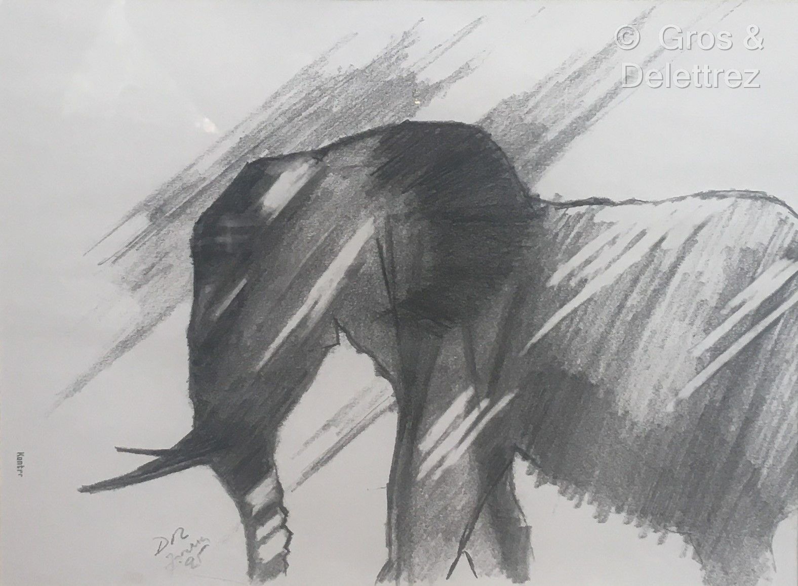 Null (E) 当代学校

大象在前

大象的简介

哈姆雷特

三幅木炭画和粉彩画的会议，有DR的字样和95年的日期。

从20 x 27厘米到45 x 3&hellip;