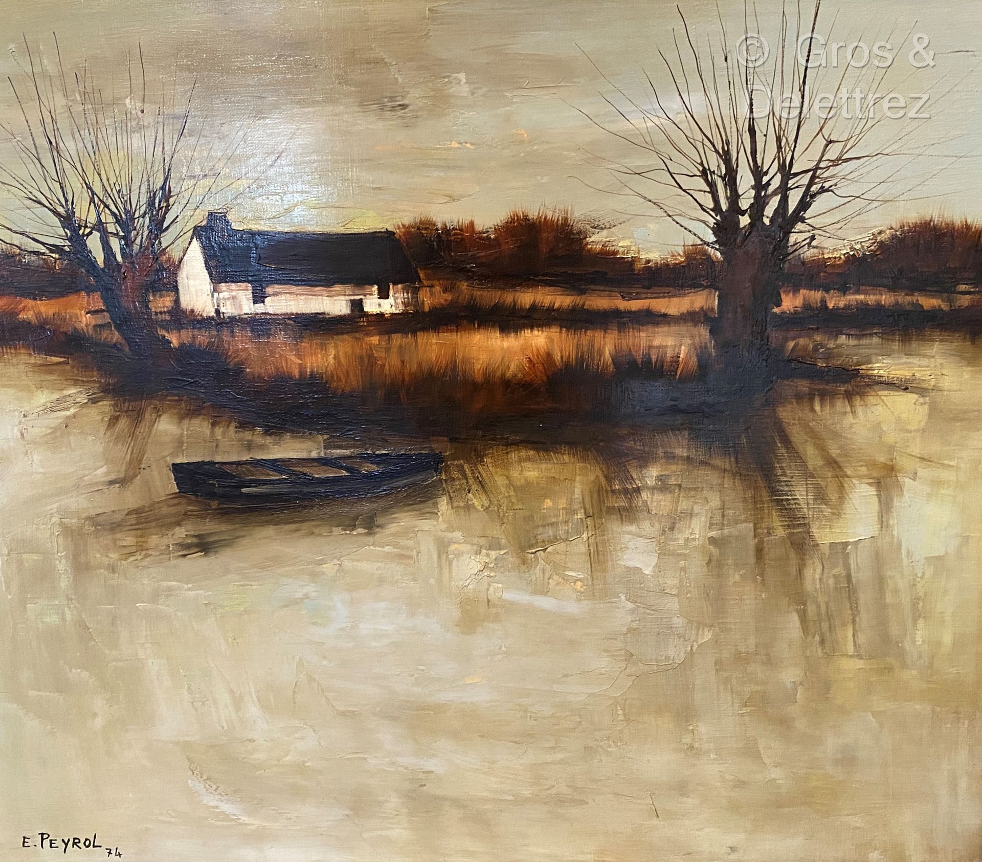 Null (E) Eric PEYROL (XX)

House in the Vendée 

Oil on canvas signed and dated &hellip;