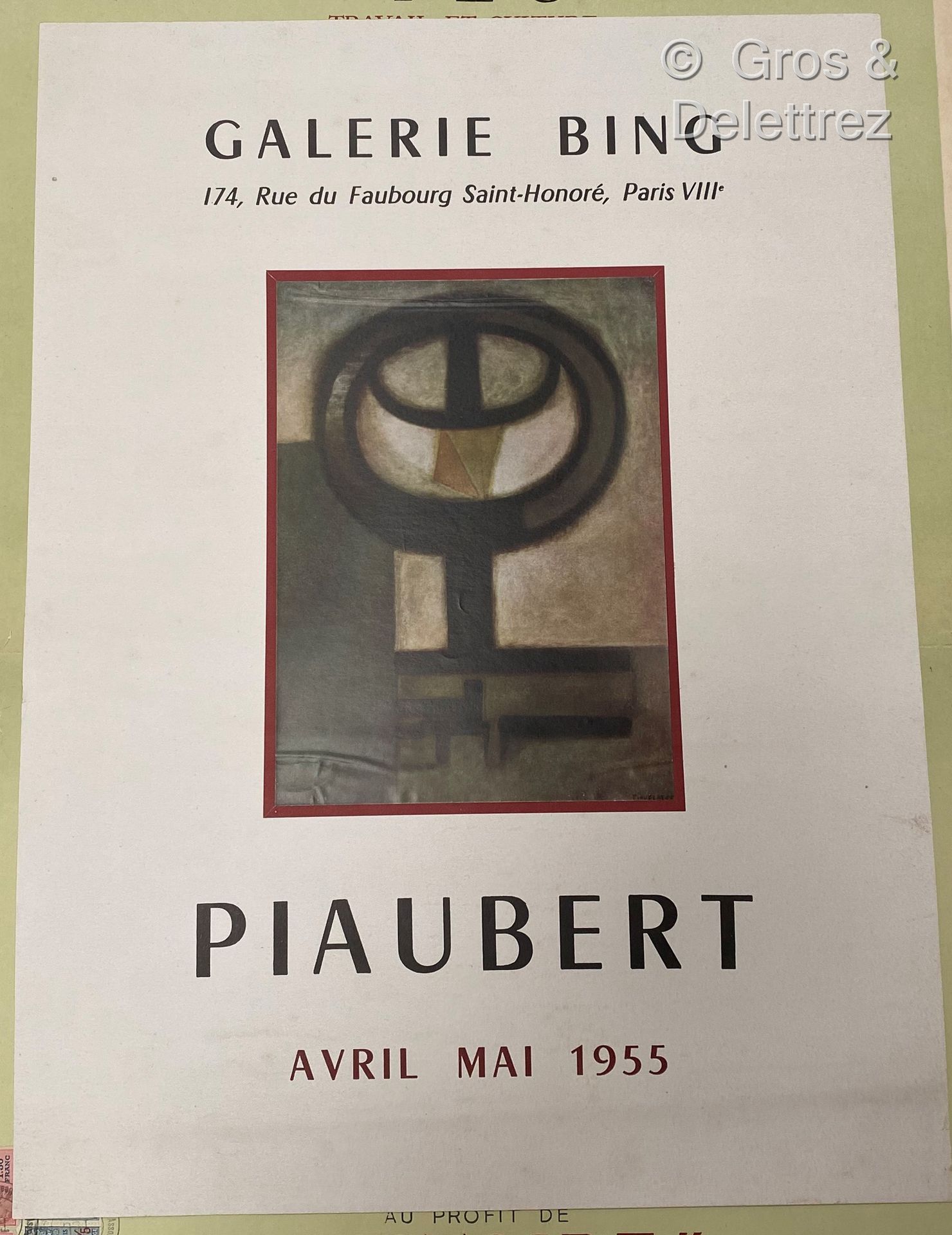 Null (E) PIAUBERT Jean

Plakat für die Galerie Bing

April / Mai 1955

60 x 45 c&hellip;
