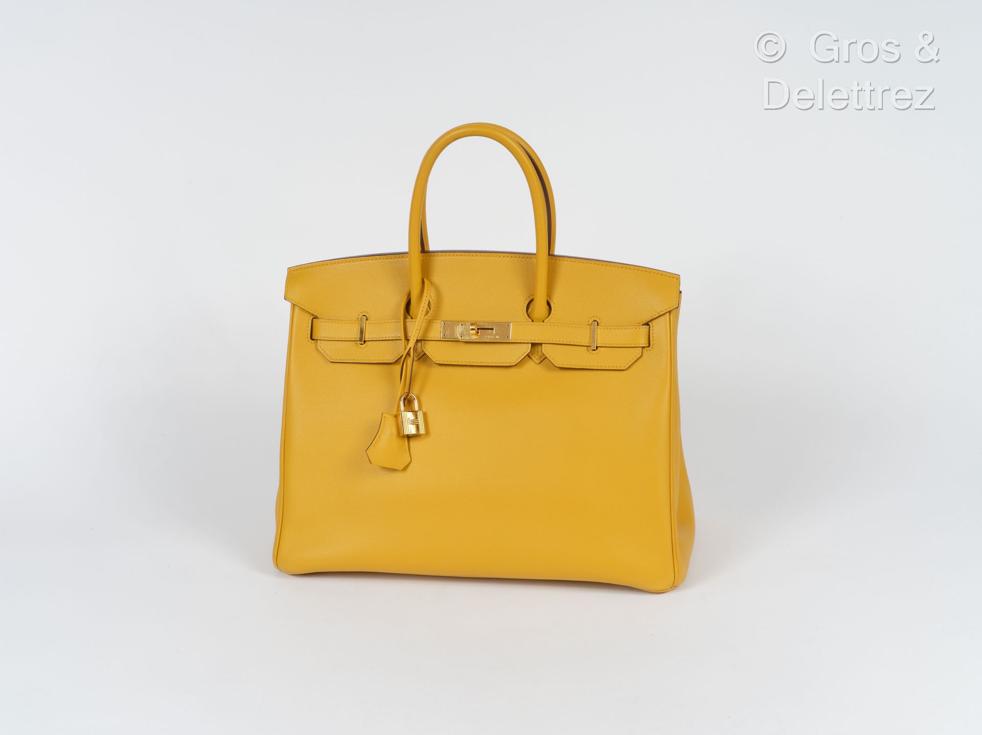 HERMÈS Paris Made in France Year 2019
Birkin" bag 35 cm in Epsom Yellow Amber le&hellip;