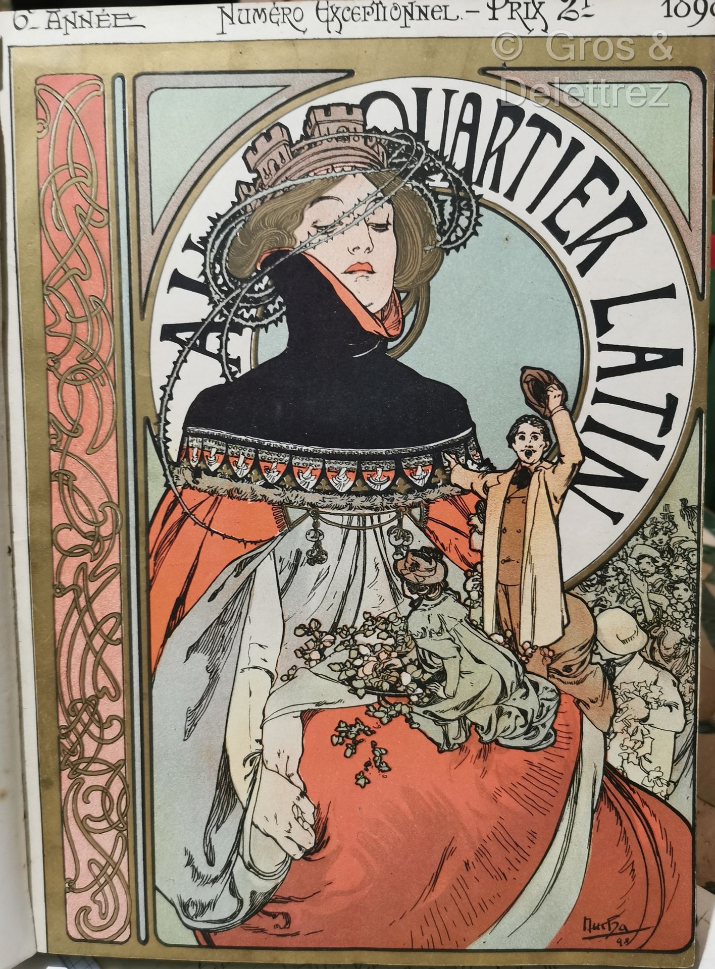 Null Gil Blas magazine, 1898 
Complete year with exceptional issue of MUCHA