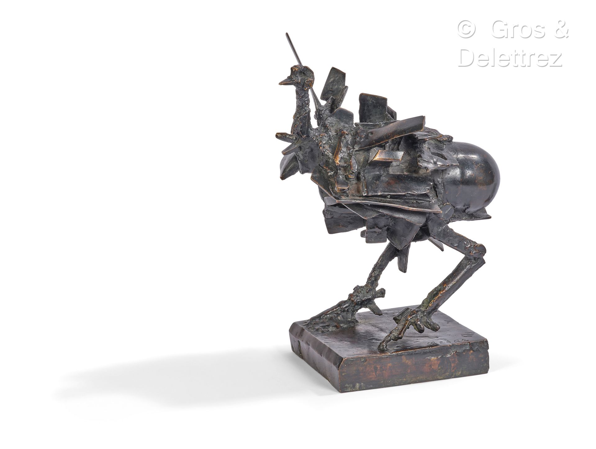 CÉSAR [FRANCE] (1921-1998) Poulette, 1960- 1970
Bronzeabguss mit dunkelbrauner P&hellip;