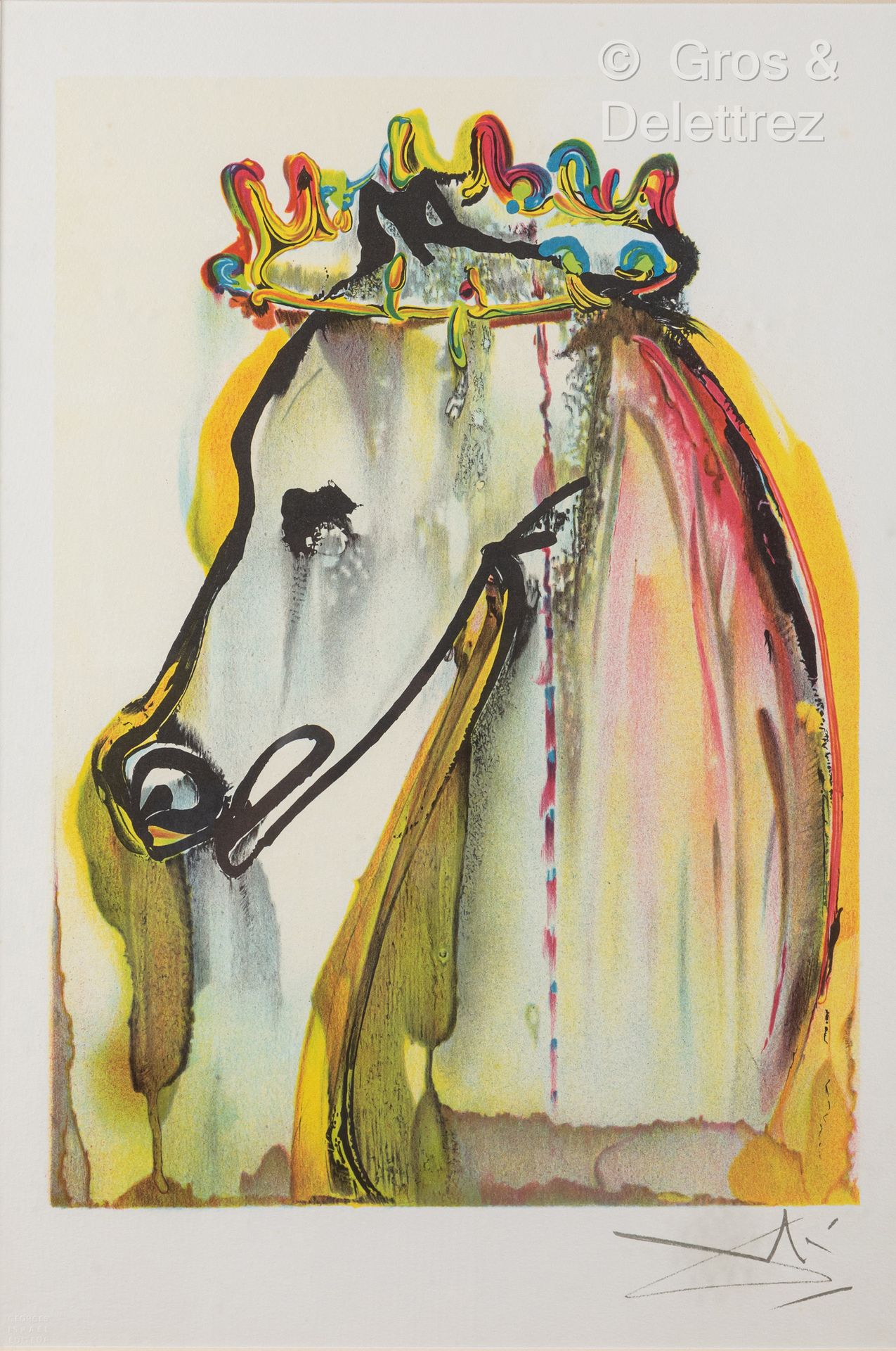 Salvador DALI [ESPAGNE] (1904-1989), d’après Die Dalinschen Pferde :Caligula, 19&hellip;