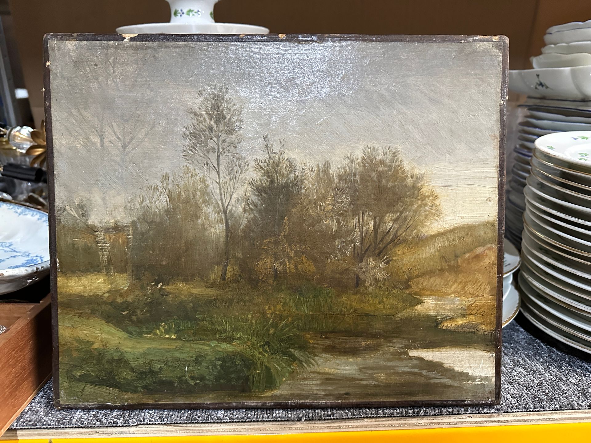 Null Scuola Barbizon

Paesaggio lacustre con alberi

Olio su tela

31 x 37,5 cm