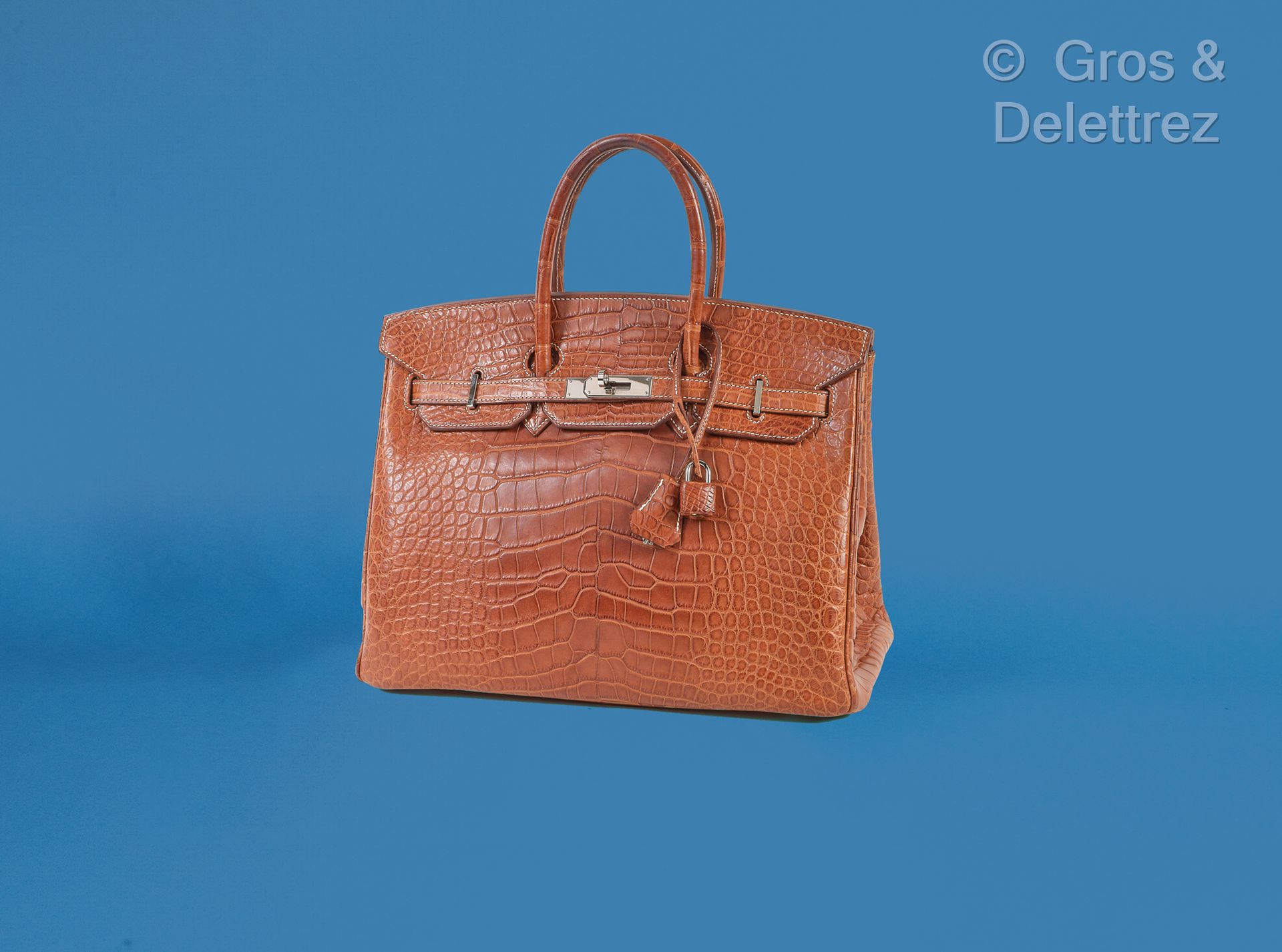 Null *HERMES Paris made in France year 2008 - Magnificent 35cm "Birkin" bag in m&hellip;
