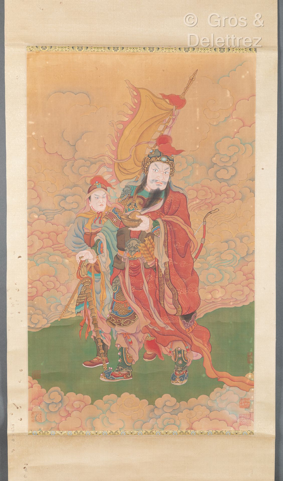 Null Corée, période Choson, XVIII-XIXe siècle
Rouleau à l’encre et couleurs sur &hellip;