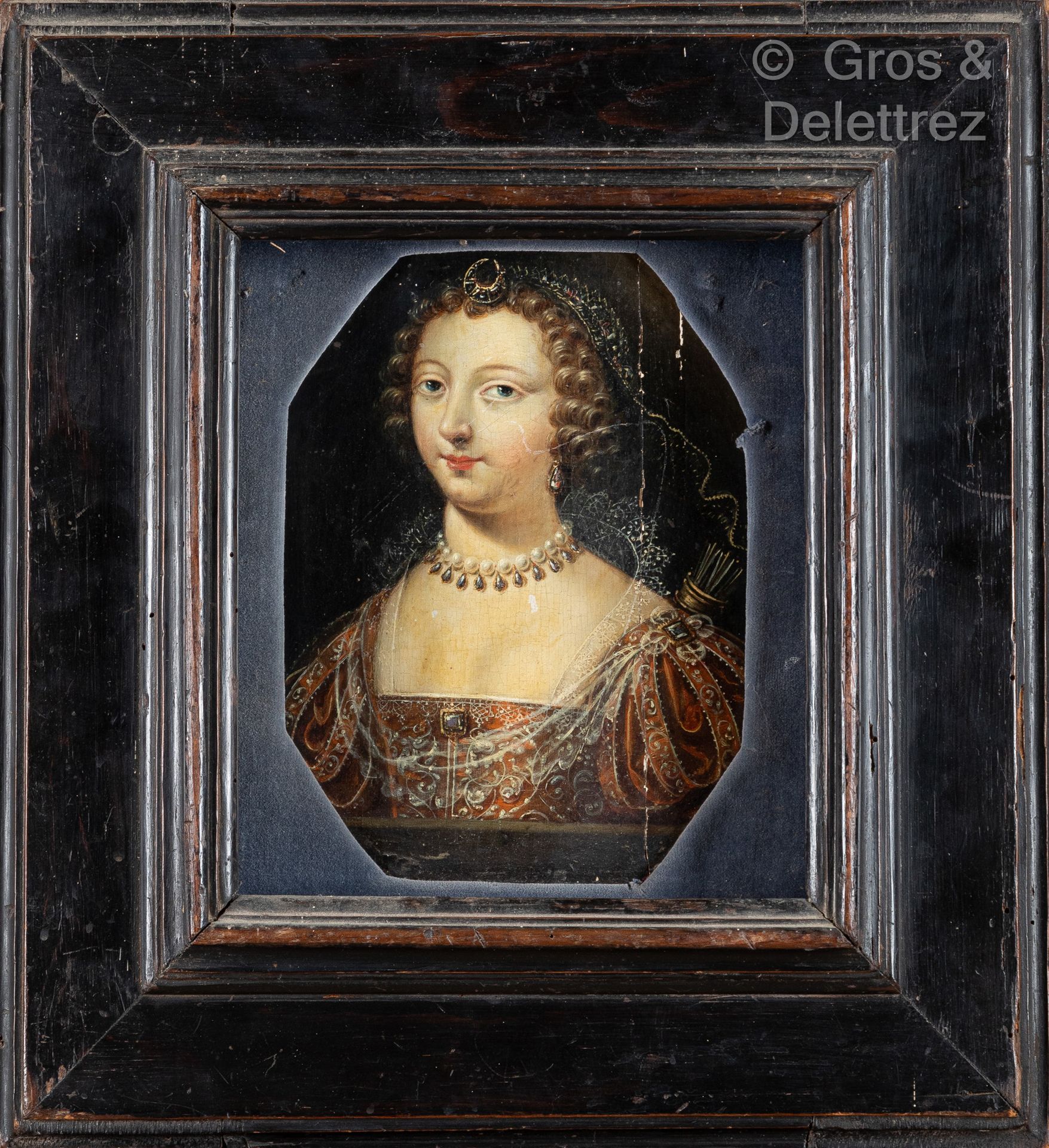 Null Attribué à Jean DUCAYER (actif en France vers 1635)
Portrait dit de Louise &hellip;