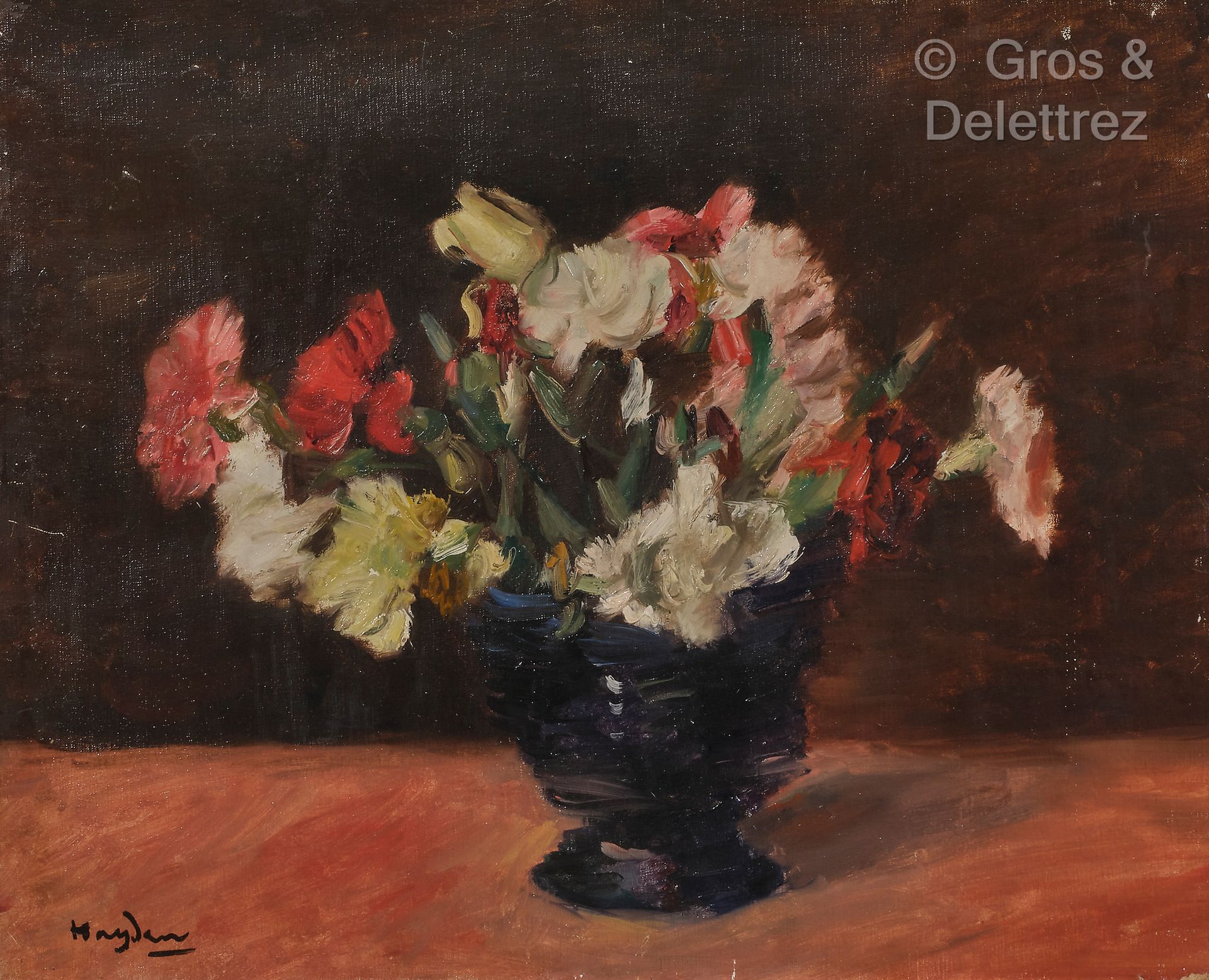 Null Henri HAYDEN (1883 1970)
Vase de fleurs
Huile sur toile.
Signée.
Inscriptio&hellip;