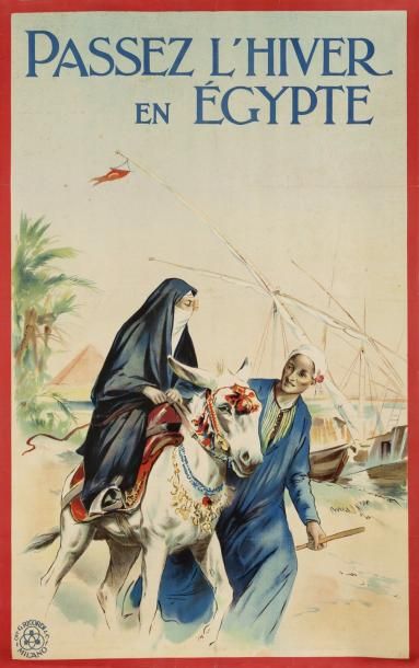 Null L'Hiver en Egypte. Affiche anonyme, imprimerie G. Ricordi. Milan (1909). 96&hellip;