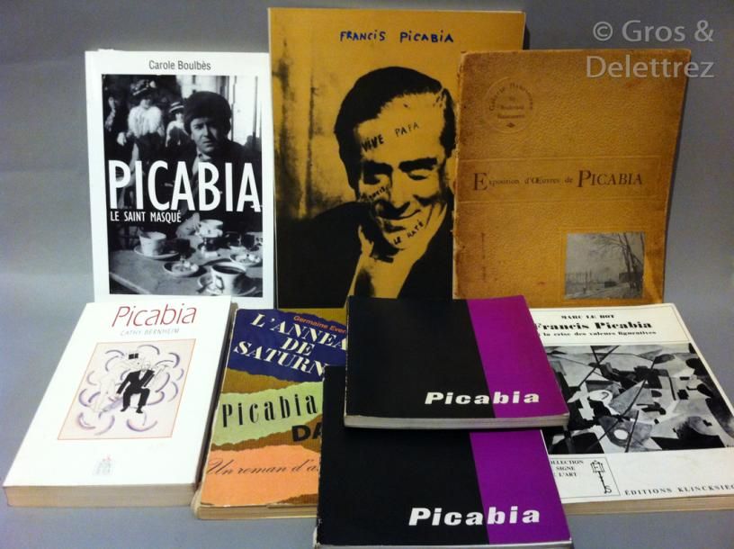 FRANCIS PICABIA. Ensemble de 8 livres sur Picabia dont 2 catalogues du Musée Can&hellip;