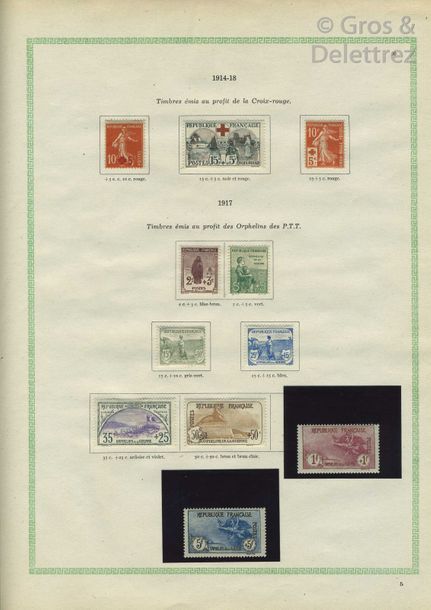 Null FRANCE Emissions 1900/1962?: Ensemble de timbres neufs principalement, de b&hellip;