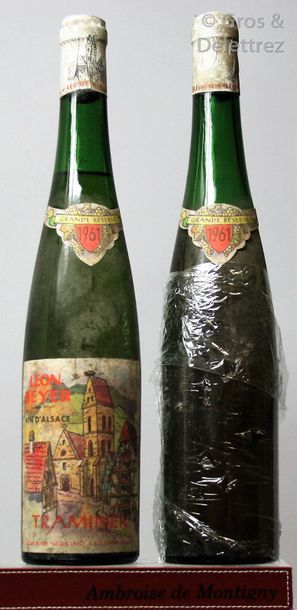 Null 2 bouteilles ALSACE - TRAMINER (Gewurztraminer) Grande réserve, cuvée excep&hellip;