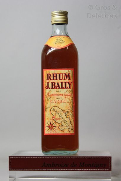 Null 1 bouteille RHUM BALLY 1966