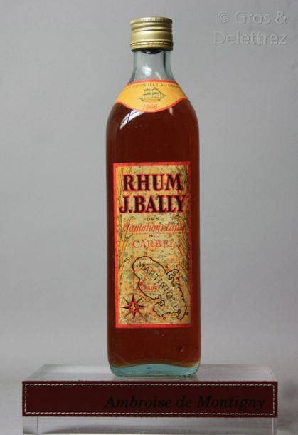 Null 1 bouteille RHUM BALLY 1966