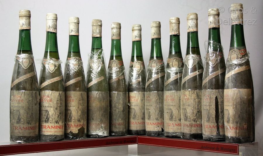 Null 11 bouteilles ALSACE - GEWURSTRAMINER Réserve - Léon Beyer 1959