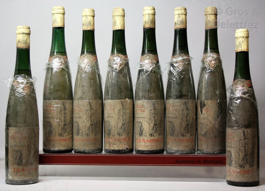Null 8 bouteilles ALSACE - TRAMINER (Gewurztraminer) Grande réserve, cuvée excep&hellip;