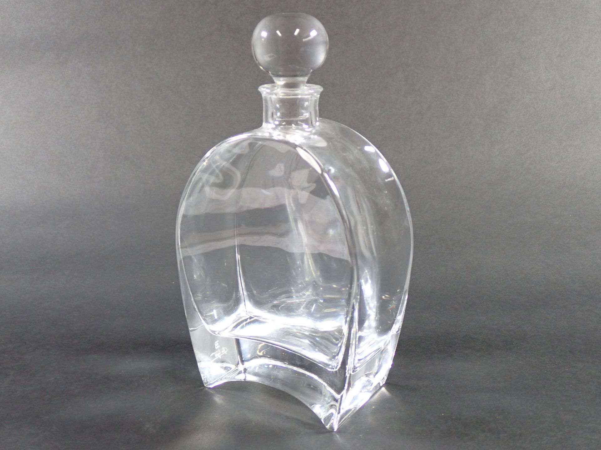 Null BUGATTI Ettore: Decanter e tappo per whisky, modello "Calandre" in cristall&hellip;