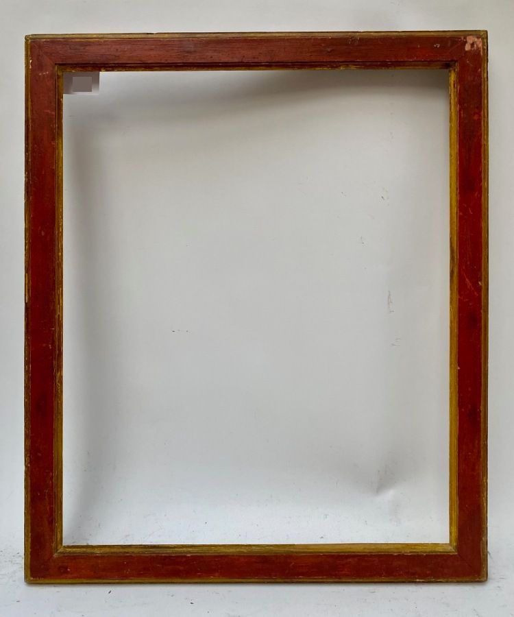Null Flat profile frame in ochre and gold

Italy, 18th century

71,5 x 58,5 x 6 &hellip;