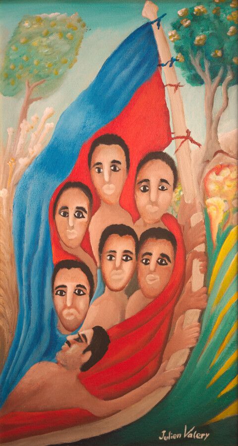 Null VALERY Julien (1958 - 2001)

Haïti 

Acrylique sur toile signée en bas à dr&hellip;