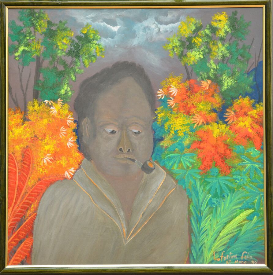 Null 费利克斯-拉福 (1933 - 2016)

拿着烟斗的男人

右下角署名 "Isorel "的油画

57 x 57 cm

带框架