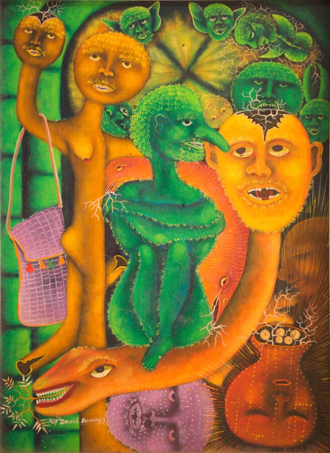 Null ANNISEY Roi-David (1967)

表哥扎卡

左下角有签名的伊索尔油彩

40 x 30厘米

带框架