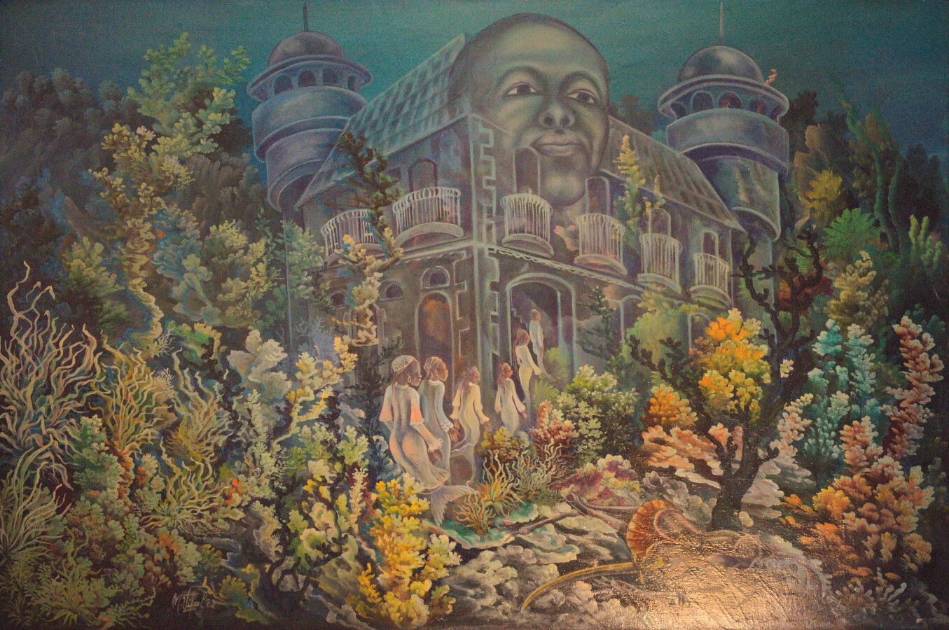 Null VITAL M. 

The palace of dreams 

Oil on canvas signed lower left

61 x 91 &hellip;