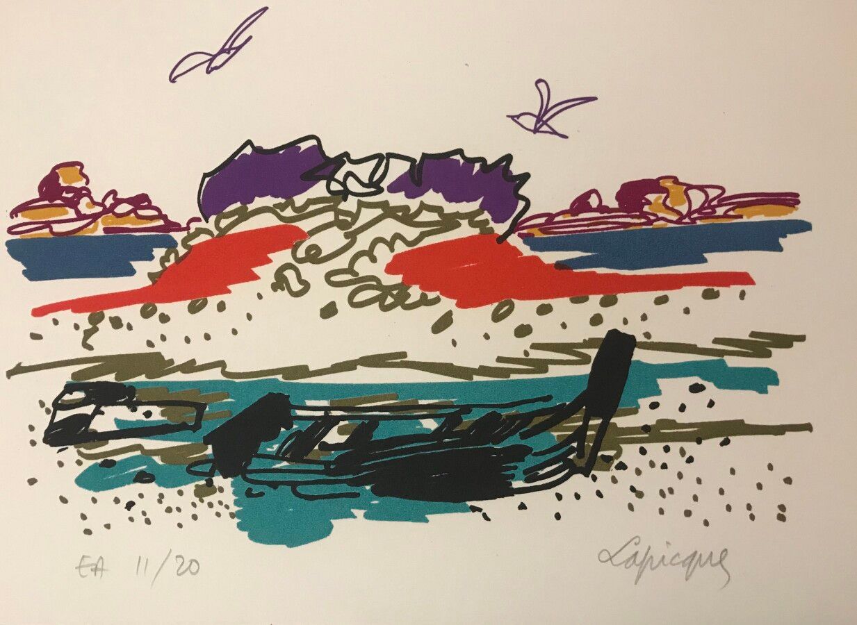 Null Charles LAPICQUE (1898-1988)

Low Tide, 1969

Serigraph signed lower right,&hellip;